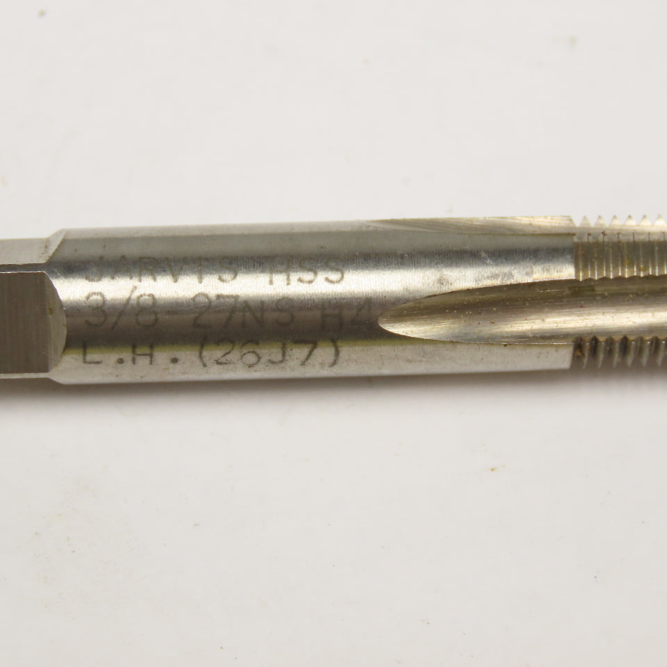 Jarvis 3/8-27 Left Hand Fine Thread Bottoming Tap 4 Flute NNB