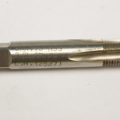 Jarvis 3/8-27 Left Hand Fine Thread Bottoming Tap 4 Flute NNB