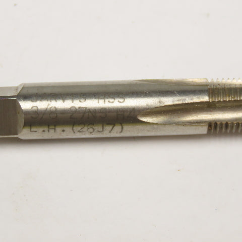 Jarvis 3/8-27 Left Hand Fine Thread Bottoming Tap 4 Flute NNB