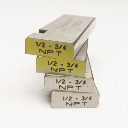 Ridgid 1/2" - 3/4" NPT Universal Pipe Thread Insert Set Of 4
