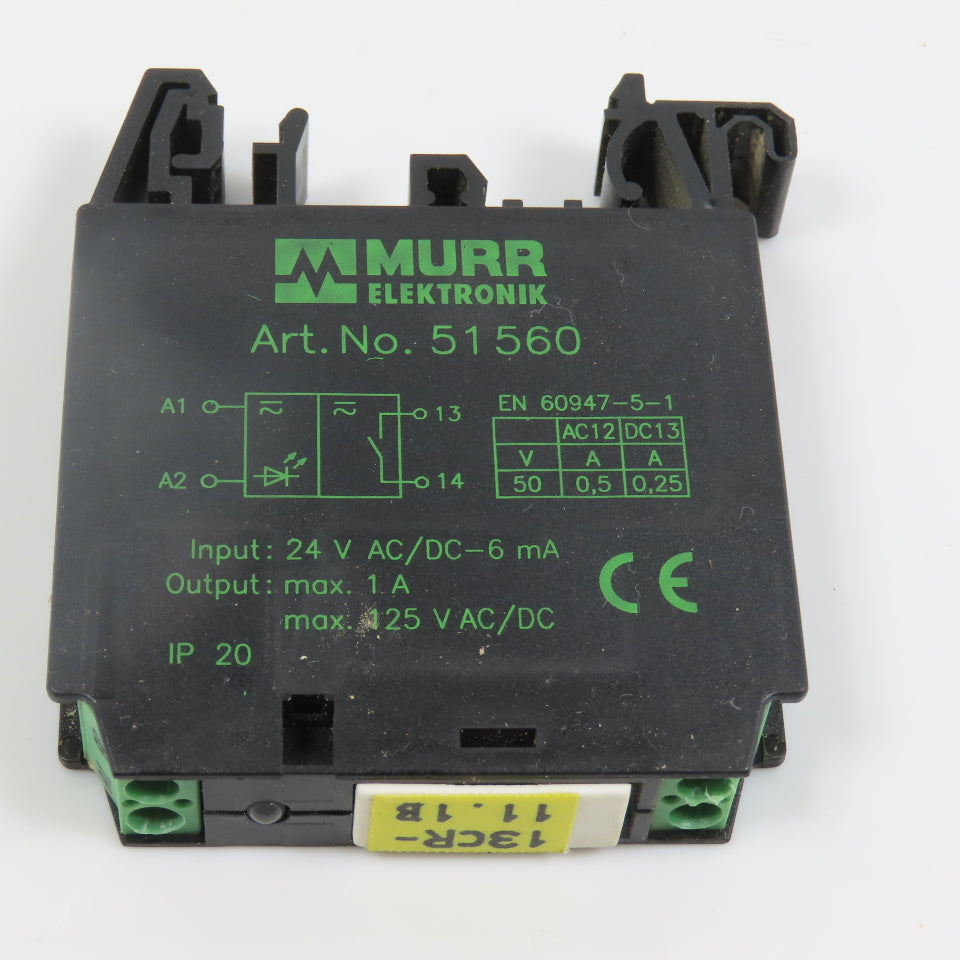 Murr Elektronic 51560 24V AC/DC Input Relay
