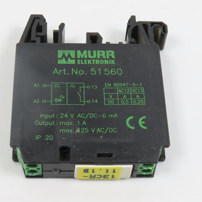 Murr Elektronic 51560 24V AC/DC Input Relay