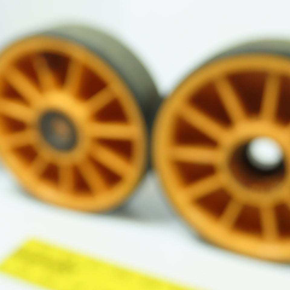 7" OD x 2" Wide Rigid Plastic Roller Caster Wheel W/ Bearing 3/4" ID Lot Of 4