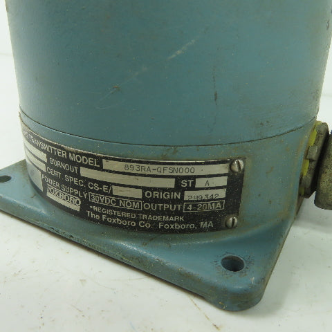 Foxboro 893RA-QFSN000 Temperature Transmitter ST A 30VDC 4-2MA