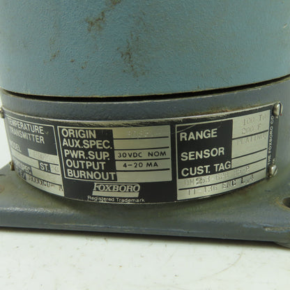 Foxboro E94-0135 Temperature Transmitter ST C 30VDC 4-2MA 2D8314
