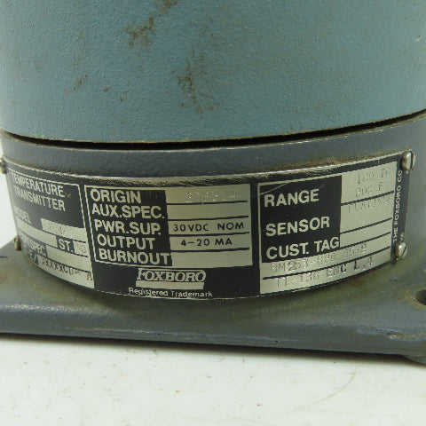 Foxboro E94-0135 Temperature Transmitter ST C 30VDC 4-2MA 2D8314