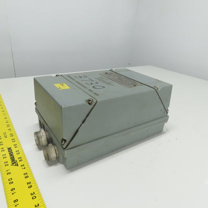 Taylor 1100TK22000-1-11630B Mag-Pipe Transmitter Span 3/30 4-20MA 117V 13VA