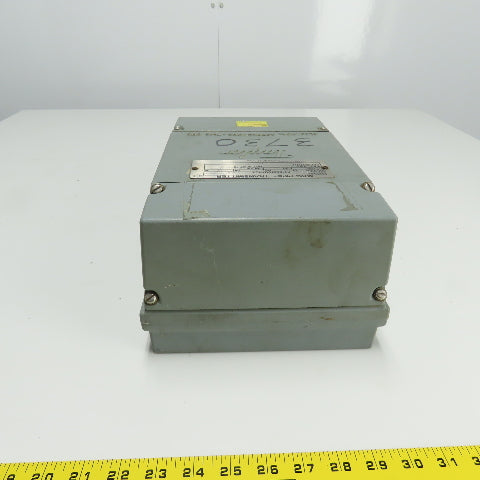 Taylor 1100TK22000-1-11630B Mag-Pipe Transmitter Span 3/30 4-20MA 117V 13VA