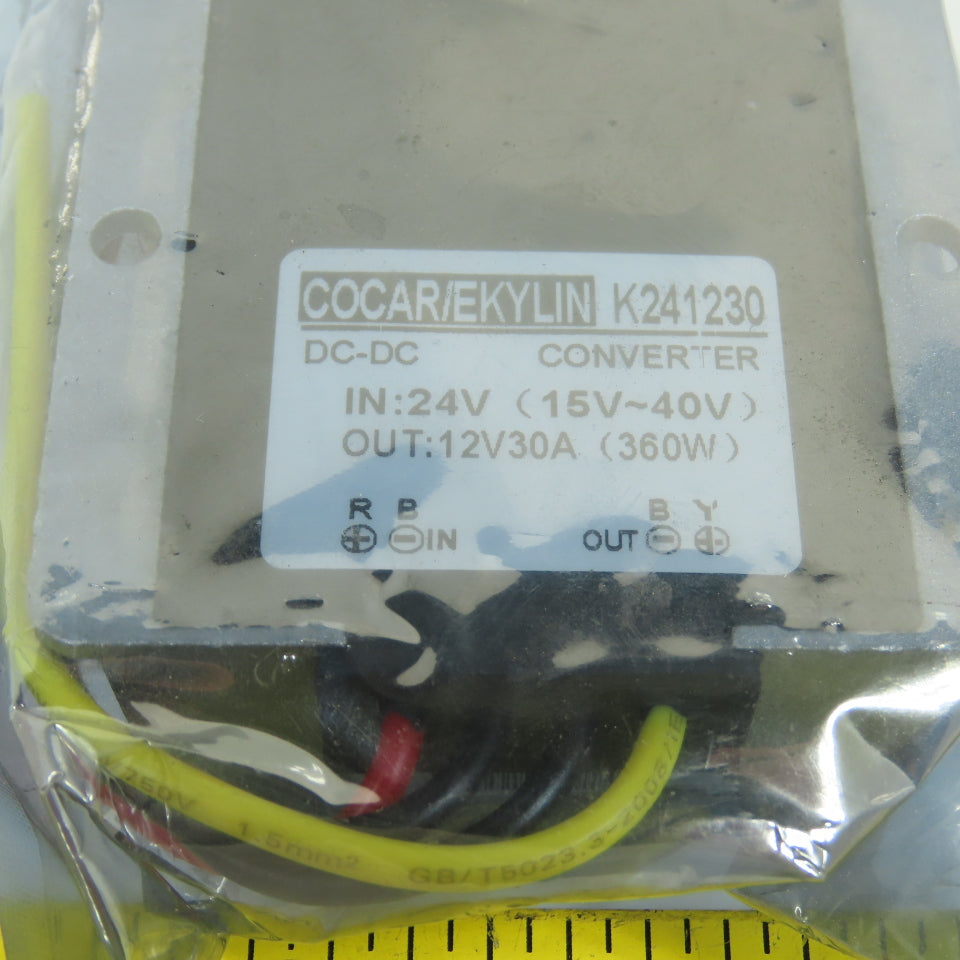 Cocar / Ekylin K241230 24V DC To 12V DC 30A Converter 360W NEW SEALED