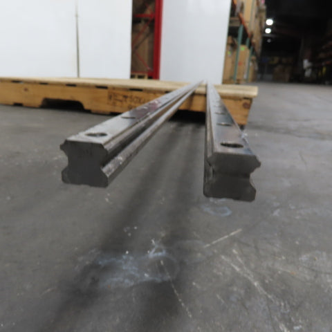23mm Wide x 22mm Height Linear Guide Rail 3689mm / 145-1/4" OAL Lot Of 2