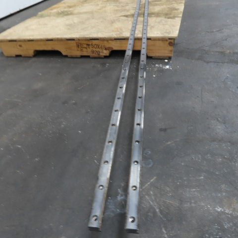 23mm Wide x 22mm Height Linear Guide Rail 3689mm / 145-1/4" OAL Lot Of 2