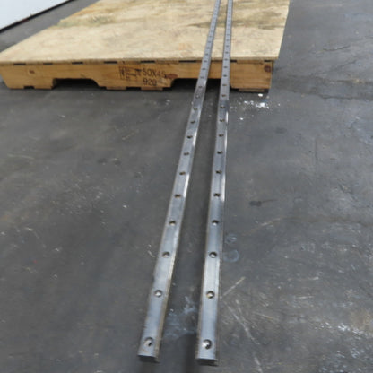 23mm Wide x 22mm Height Linear Guide Rail 3689mm / 145-1/4" OAL Lot Of 2