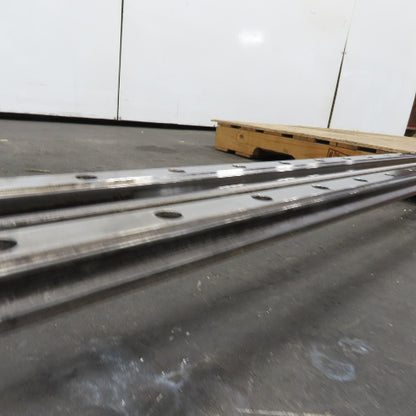 23mm Wide x 22mm Height Linear Guide Rail 3689mm / 145-1/4" OAL Lot Of 2