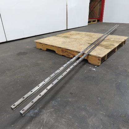 23mm Wide x 22mm Height Linear Guide Rail 3689mm / 145-1/4" OAL Lot Of 2