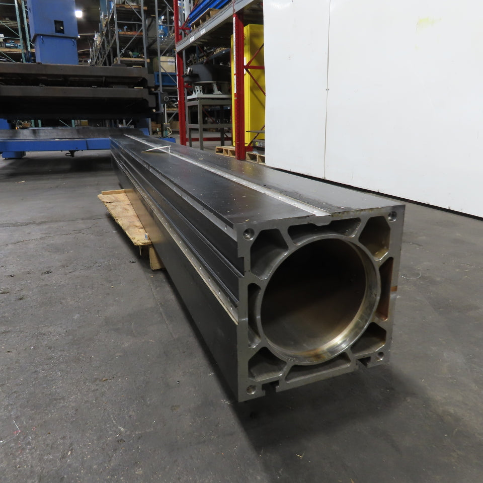10-15/16" X 10-15/16" Aluminum Laser Gantry Crossbeam W/ T-Slots 132-1/8" OAL