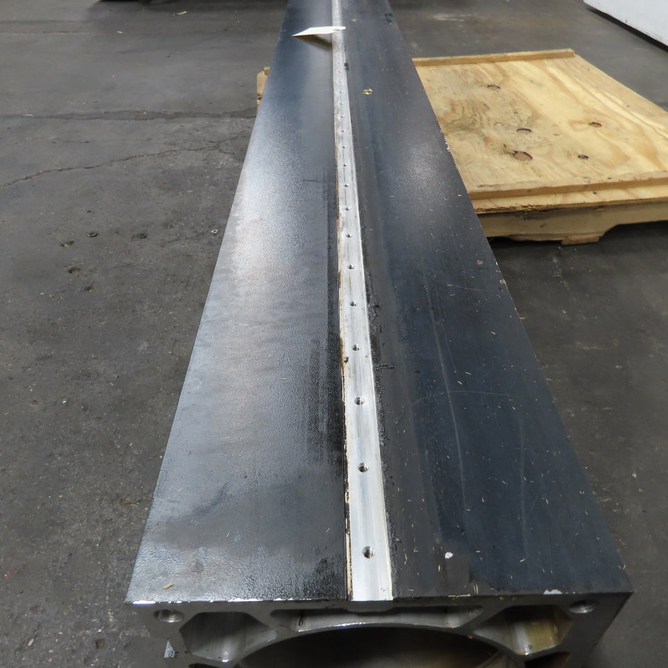 10-15/16" X 10-15/16" Aluminum Laser Gantry Crossbeam W/ T-Slots 132-1/8" OAL
