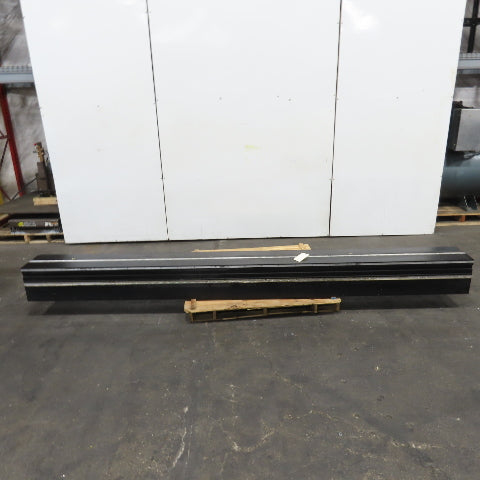 10-15/16" X 10-15/16" Aluminum Laser Gantry Crossbeam W/ T-Slots 132-1/8" OAL