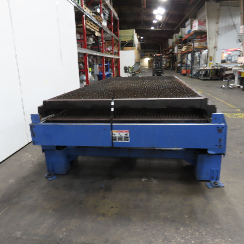 10'x 5' Sliding Dual 2-Table Laser Cutting Shuttle Table W/ Hydraulic Up-Down