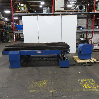 10'x 5' Sliding Dual 2-Table Laser Cutting Shuttle Table W/ Hydraulic Up-Down