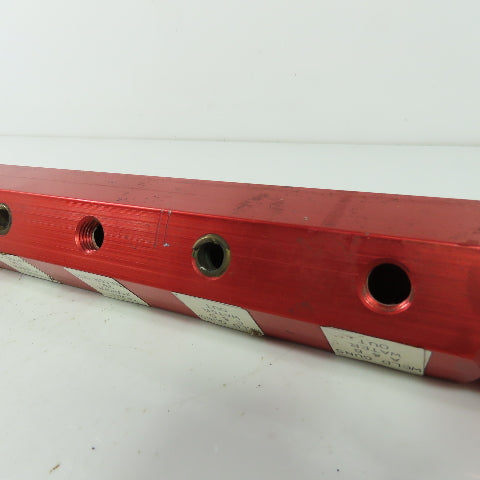 Burnham BAM-08-01-250 Manifold 10 Port Air Water 1" Inlet 8 Outlet Ports 1/4 NPT