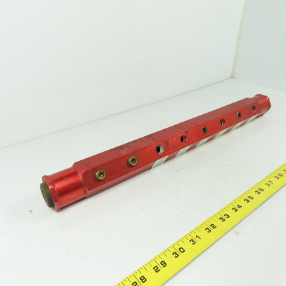 Burnham BAM-08-01-250 Manifold 10 Port Air Water 1" Inlet 8 Outlet Ports 1/4 NPT