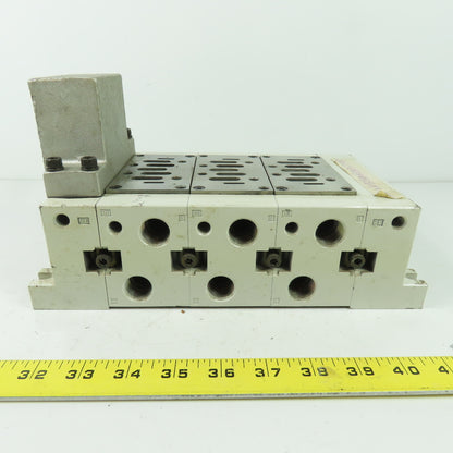 SMC VV723-04R-06D-CD-XS29 Pneumatic Valve Manifold Base