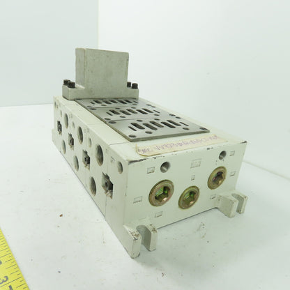 SMC VV723-04R-06D-CD-XS29 Pneumatic Valve Manifold Base