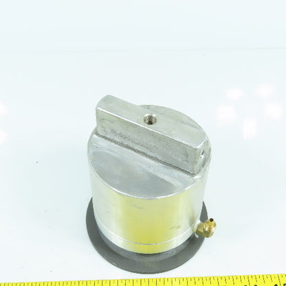 Pneumatic Air Cylinder Riser Jack 3-1/2" Bore 1/2" Stroke 1" Rod 4-3/8" Plate OD