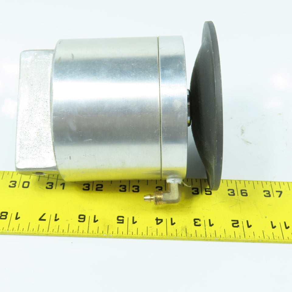 Pneumatic Air Cylinder Riser Jack 3-1/2" Bore 1/2" Stroke 1" Rod 4-3/8" Plate OD