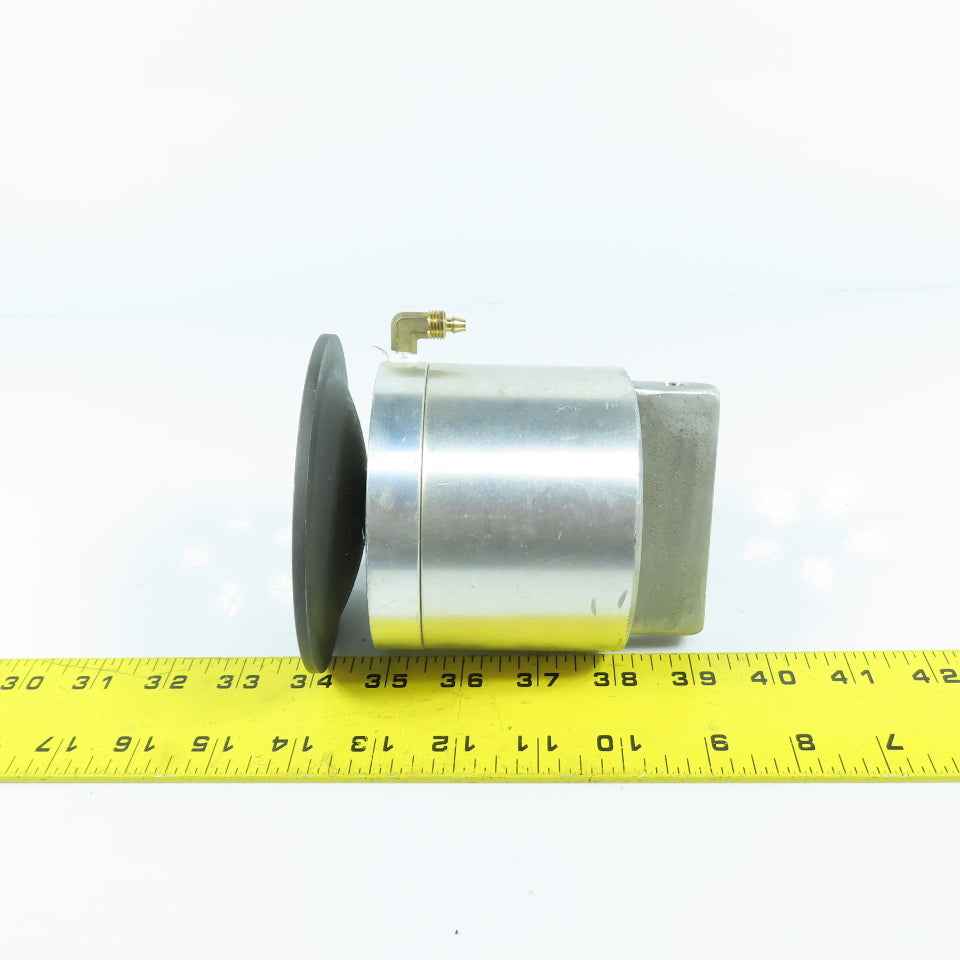 Pneumatic Air Cylinder Riser Jack 3-1/2" Bore 1/2" Stroke 1" Rod 4-3/8" Plate OD