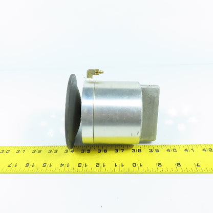 Pneumatic Air Cylinder Riser Jack 3-1/2" Bore 1/2" Stroke 1" Rod 4-3/8" Plate OD