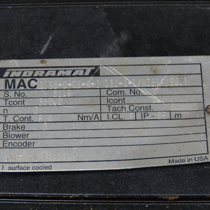 Indramat MAC115B-0-GS-4-C/130-A-1W15247/8001 Servo Motor 8.4Nm/A Encoder