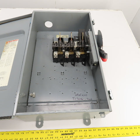 Square D HU364AWK 200A Non-Fusible Heavy Duty Safety Disconnect Switch 600V 3R
