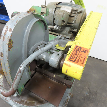 10Hp 14" Manual Abrasive Steel Cut Off Chop Saw 3Ph 208-230V