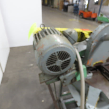 10Hp 14" Manual Abrasive Steel Cut Off Chop Saw 3Ph 208-230V