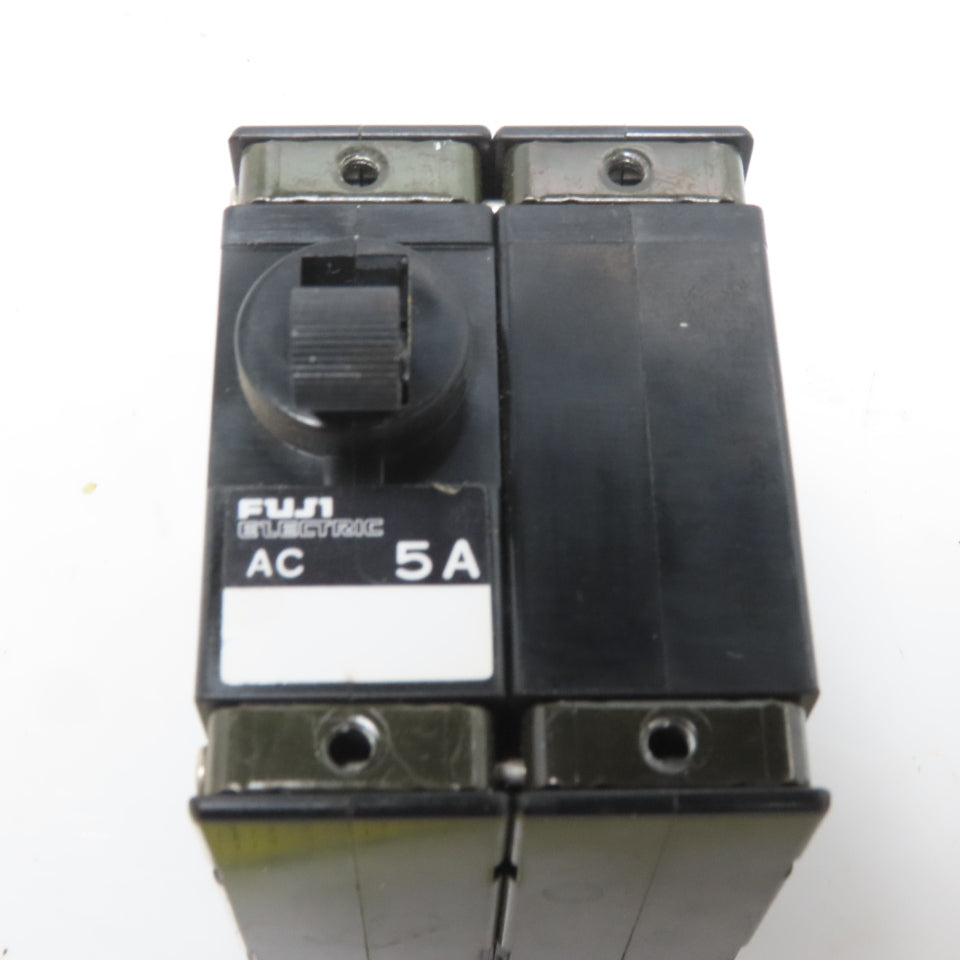 Fuji CP32EM/5 Circuit Protector Breaker 5A 250VAC 2 Pole Lot of 3