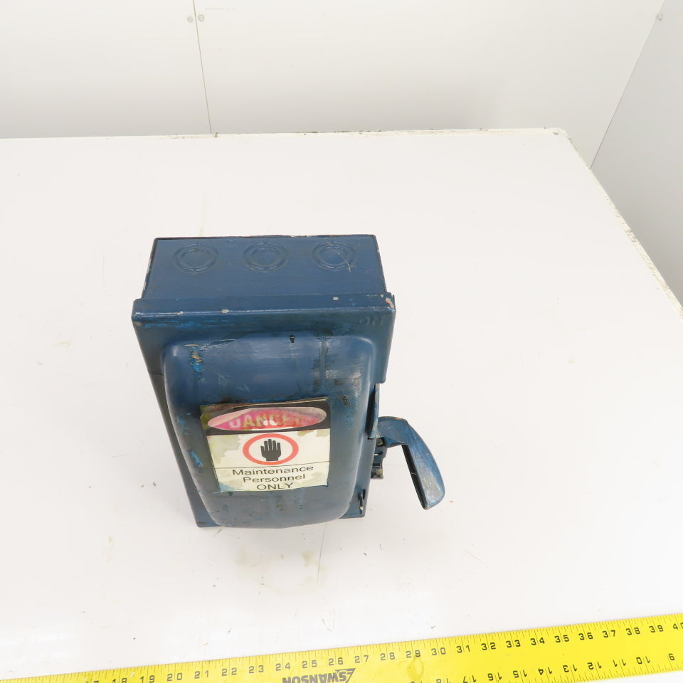 Square D H361 30A Fusible General Duty Safety Disconnect Switch 600V 20HP