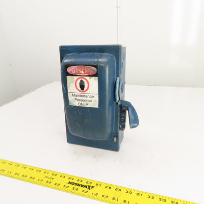 Square D H361 30A Fusible General Duty Safety Disconnect Switch 600V 20HP