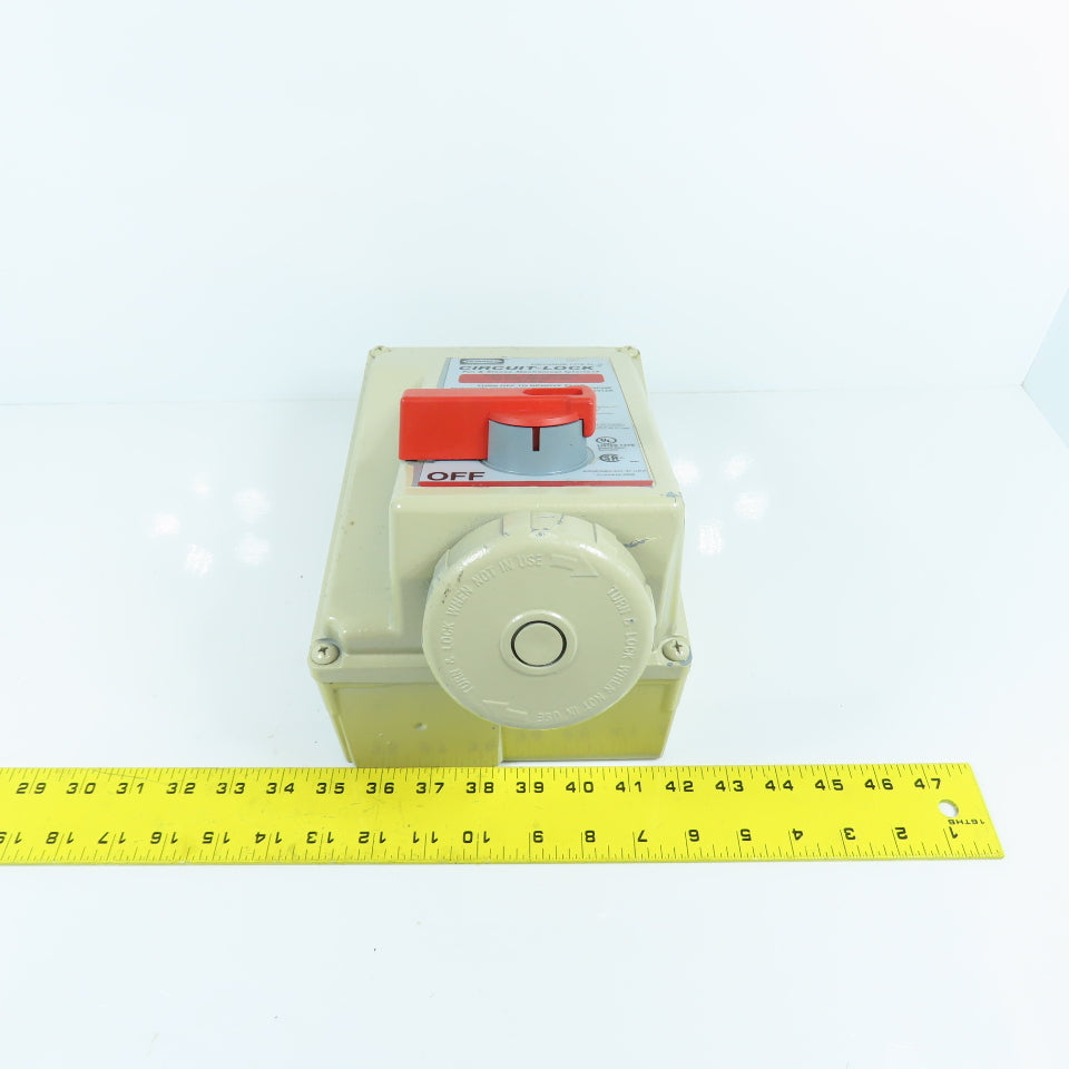 Hubbell HBL430MI7W 30A Pin & Sleeve Mechanical Interlock Receptacle Switch 480V