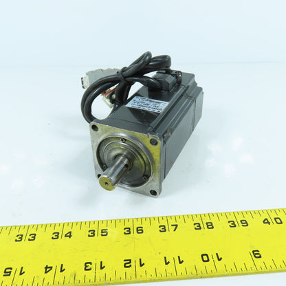 Yaskawa SGMAH-04AAA41-Y1 AC Servo Motor 400W 200V 2.8A 3000RPM (BAD BEARINGS)