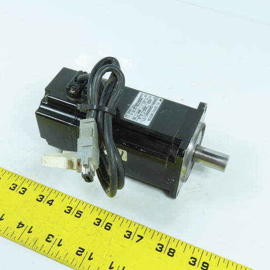 Yaskawa SGMAH-04AAA41-Y1 AC Servo Motor 400W 200V 2.8A 3000RPM (BAD BEARINGS)