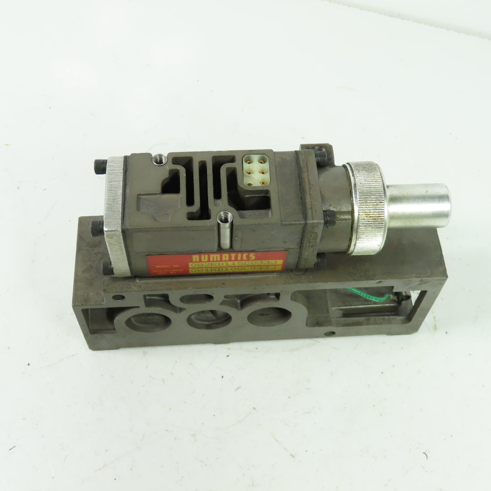 Numatics 082RD115C033J Pneumatic Regulator Valve W/Manifold Rep No 081RD100C033J
