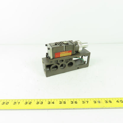 Numatics 082RD115C033J Pneumatic Regulator Valve W/Manifold Rep No 081RD100C033J