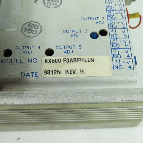 LH Research KX500 F3ABFHLLN Power Supply Rev H 100-120/200-240V Input