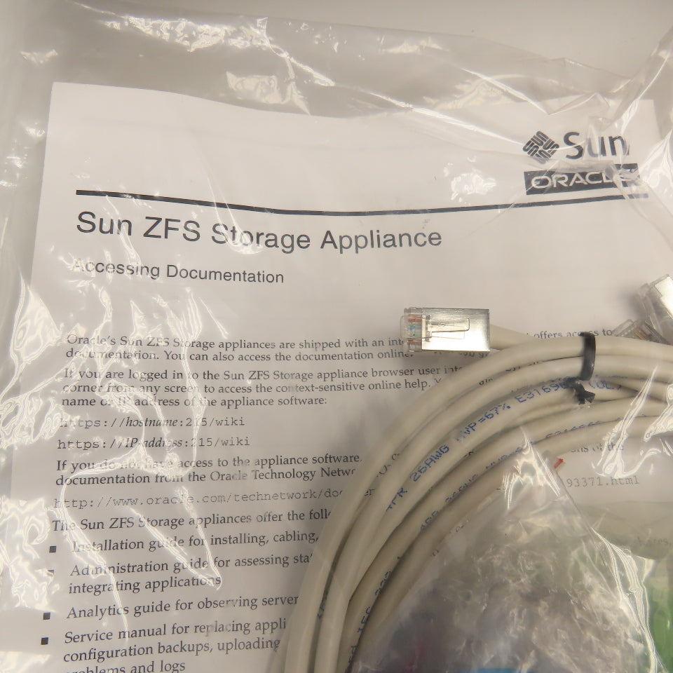 Oracle ZFS Storage ZS3-2 Data Storage Appliance 100-240V 50/60Hz CPU NIB