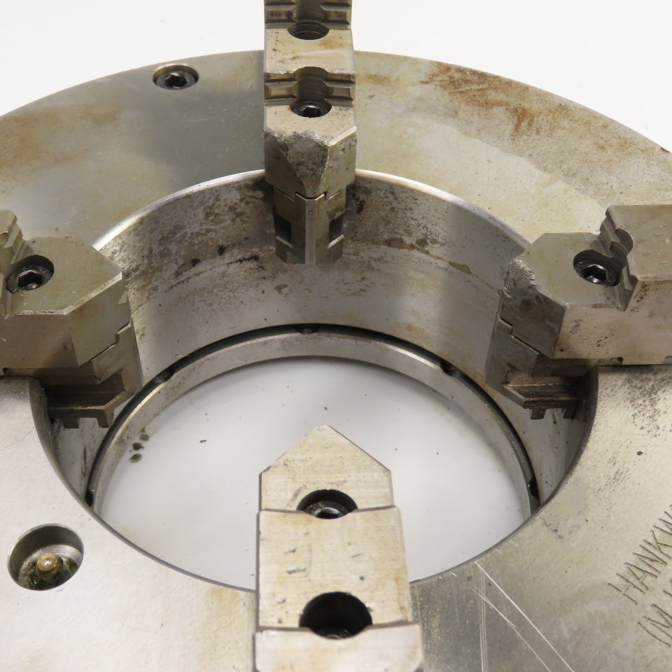 Hankwang MK-Chuck 4-Jaw 12-1/2" OD Scroll Chuck From FL3015 Laser