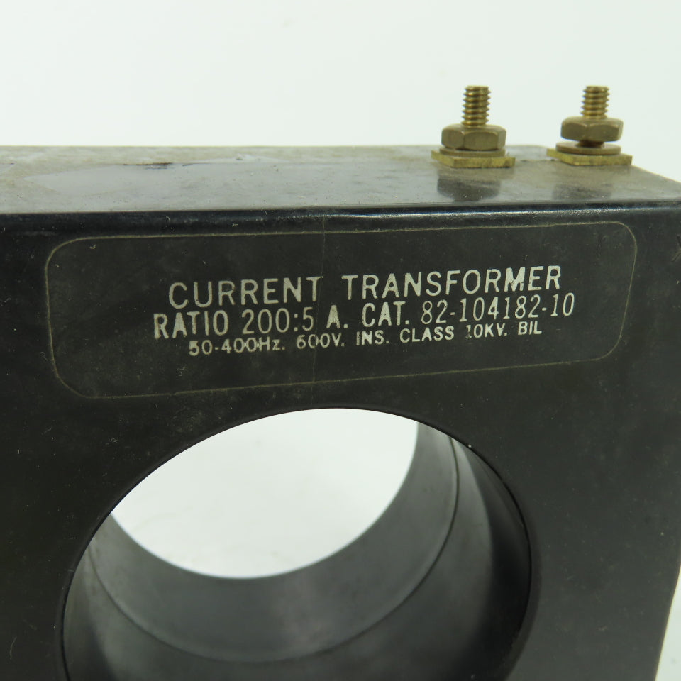 82-104182-10 200:5 Ratio Current Transformer 600V 10KV 50-400z