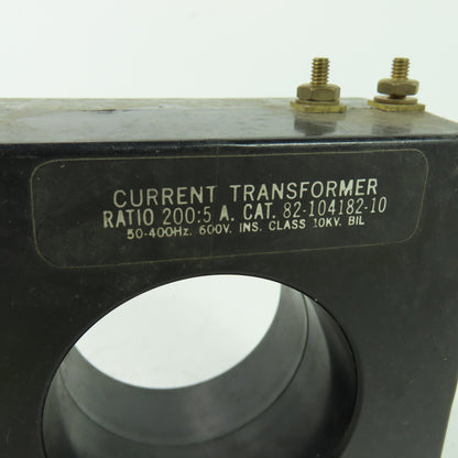 82-104182-10 200:5 Ratio Current Transformer 600V 10KV 50-400z