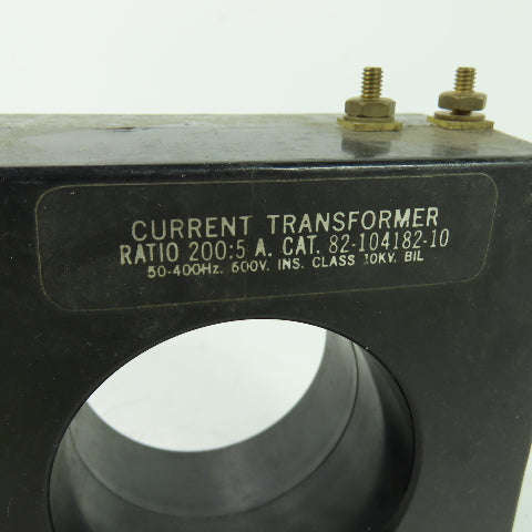82-104182-10 200:5 Ratio Current Transformer 600V 10KV 50-400z