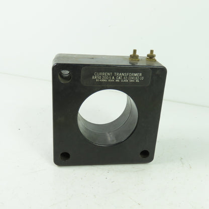 82-104182-10 200:5 Ratio Current Transformer 600V 10KV 50-400z